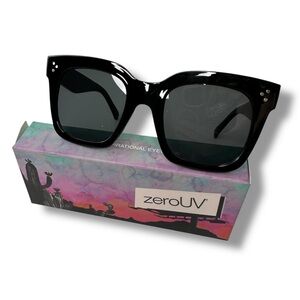 zeroUV Oversized Fashion Retro Square Sunglasses for Women Vintage Style 50mm